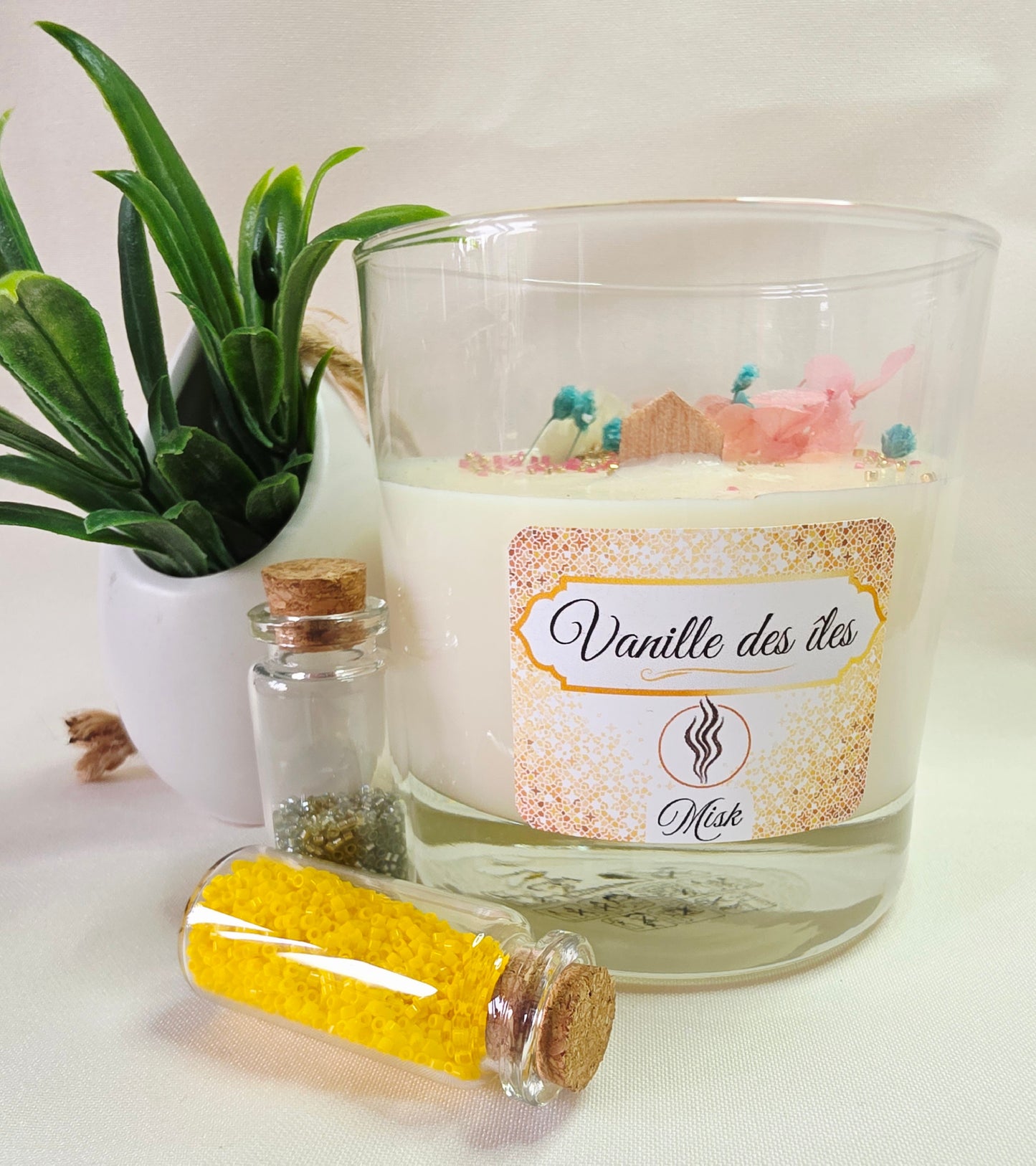 Bougie parfumée - Parfum Vanille des îles