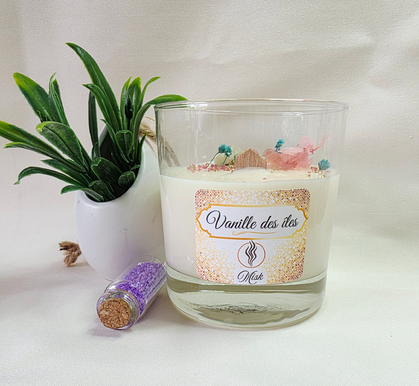 Bougie parfumée - Parfum Vanille des îles