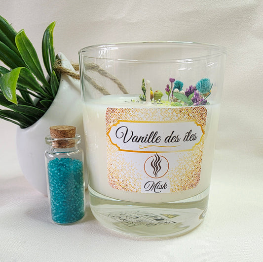 Bougie parfumée - Parfum Vanille des îles