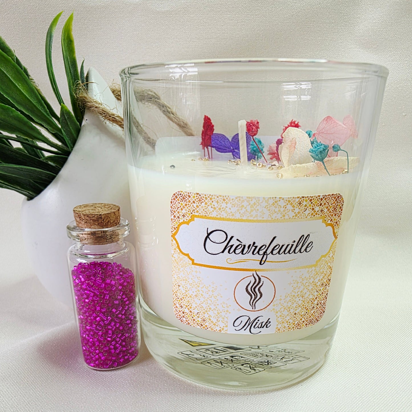 Bougie parfumée - Parfum Chèvrefeuille