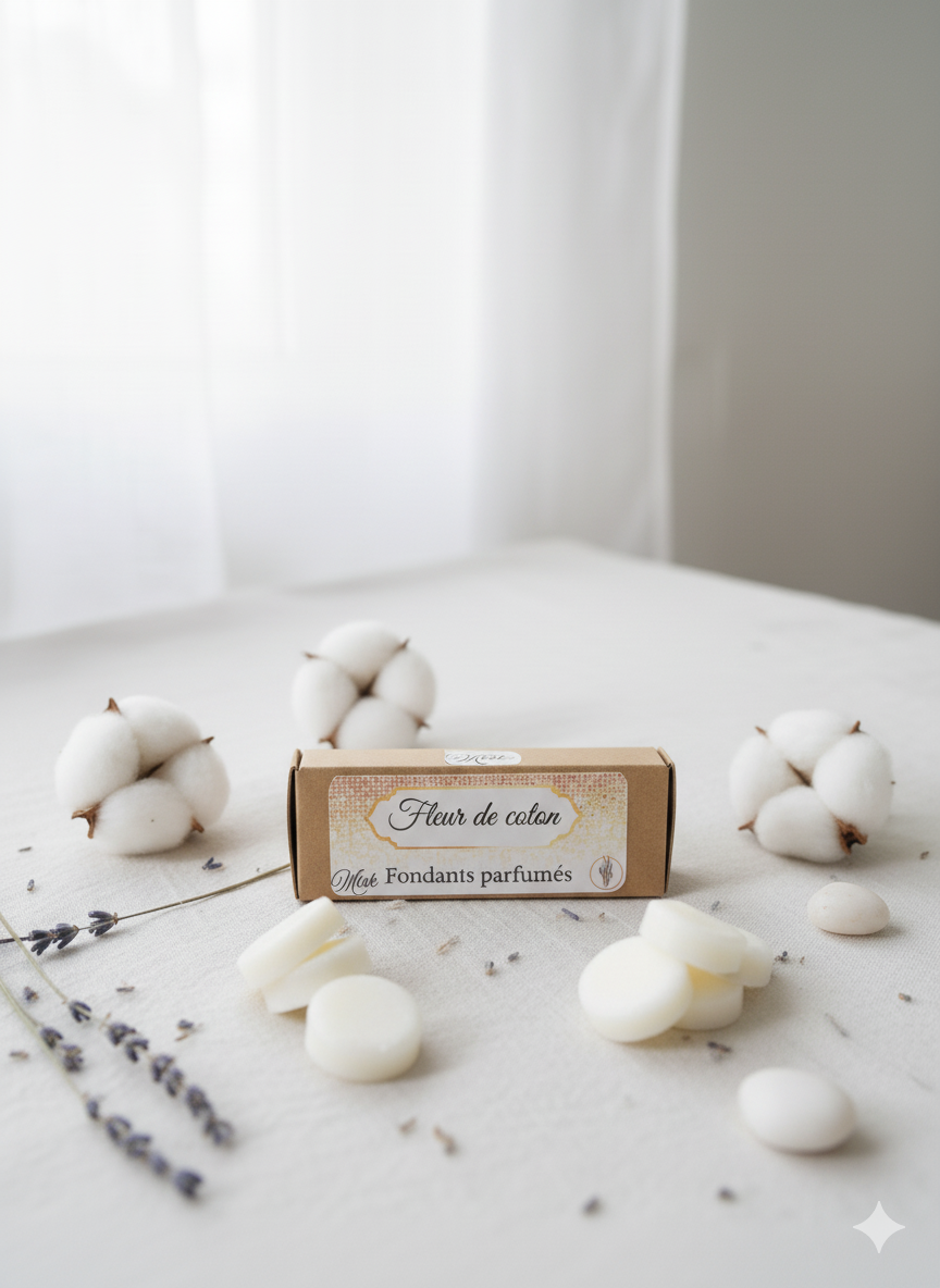 Fondants parfumés - Parfum Fleur de coton