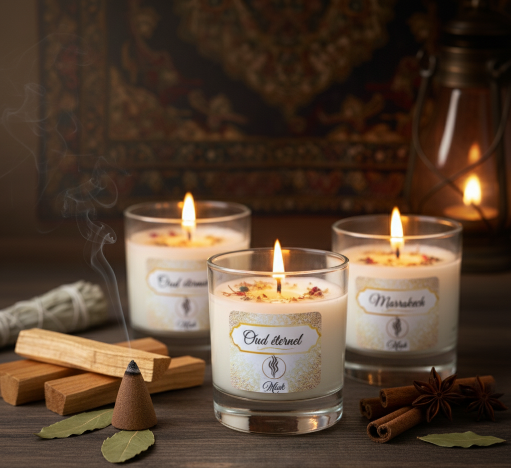 🕯️ Pourquoi choisir des bougies végétales et de l’encens naturel ?