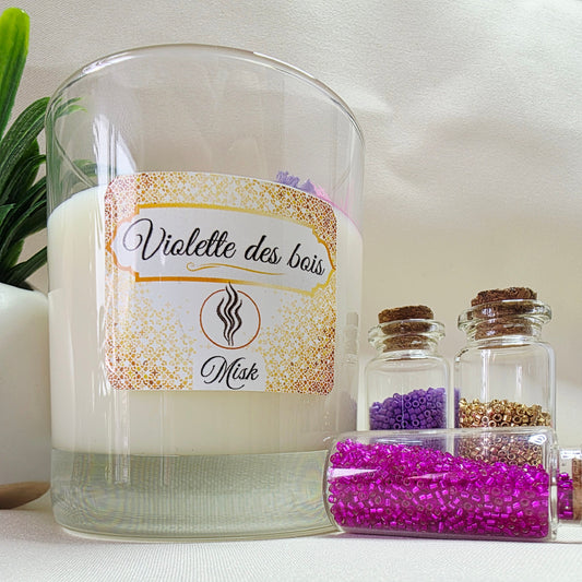 Bougie parfumée - Parfum Violette des bois