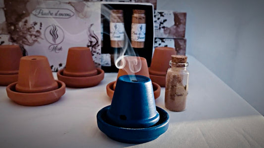 Diffuseurs d'encens en terre cuite